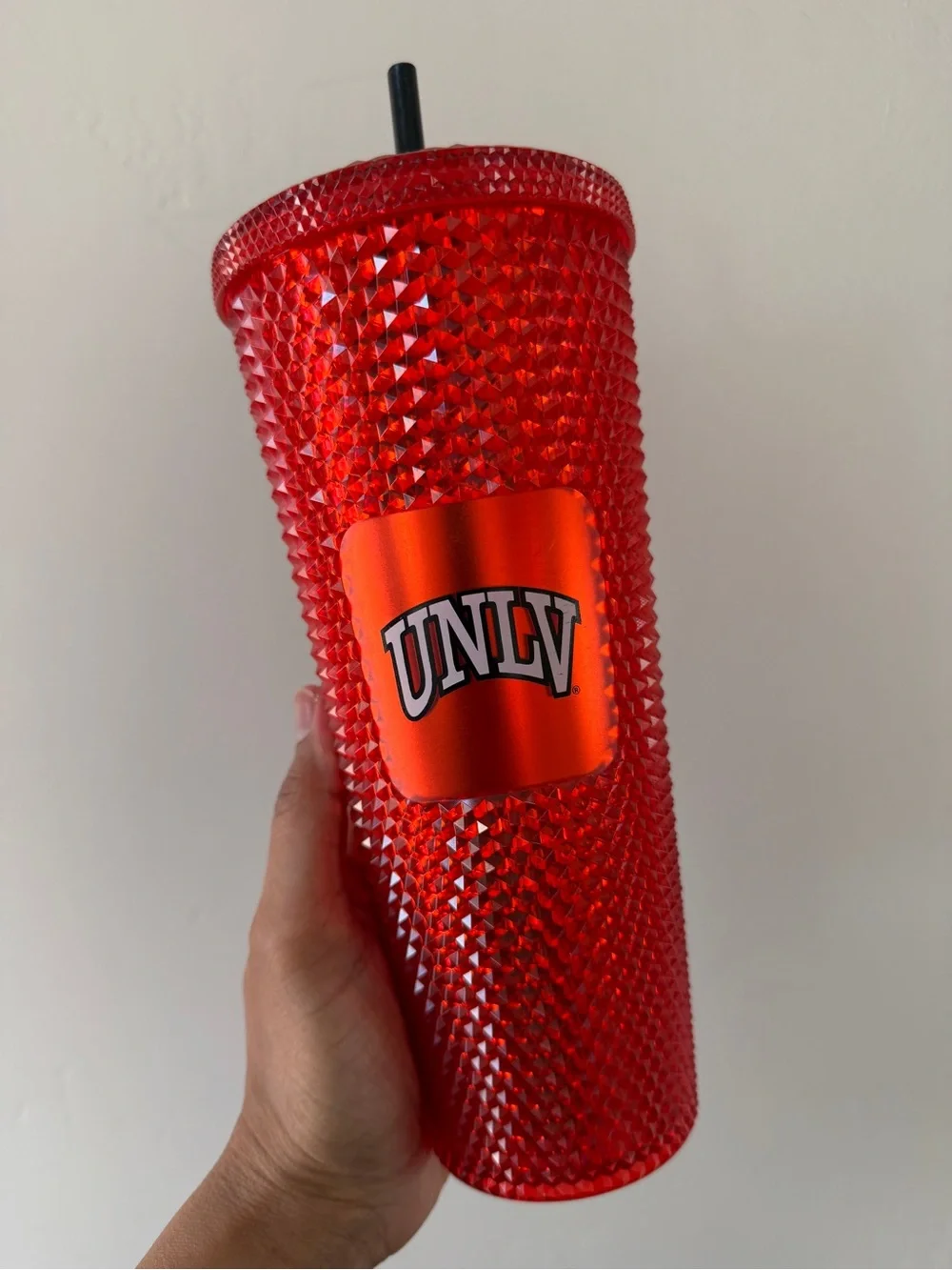 NEW Starbucks x UNLV Red Diamond Studded Tumbler 24 oz